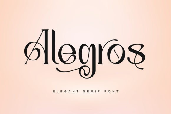 Alegros: A Stylish Typeface for Modern Web Design