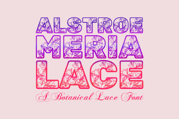 Alstroemeria Lace: A Decorative Font for Web Design Elegance