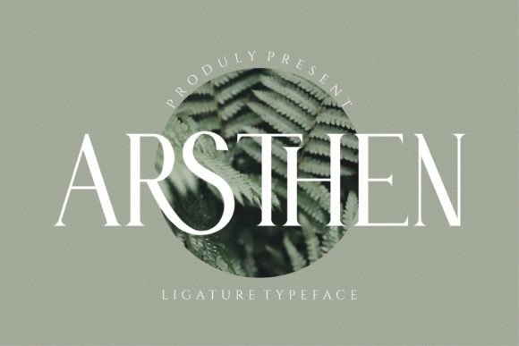 Arsthen Font: A Stylish Serif for Crafting and Branding