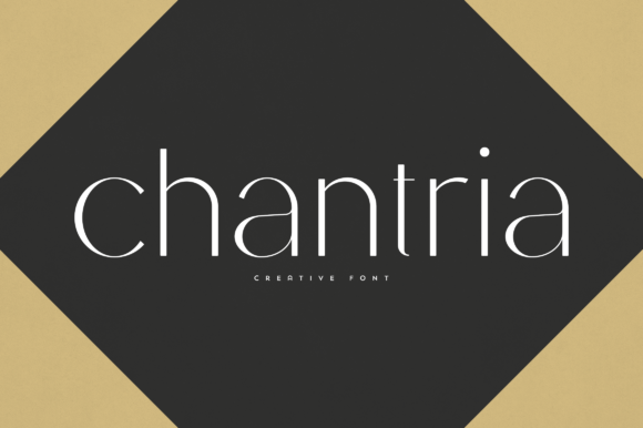 Chantria: A Typeface That Elevates Your Brand Typography