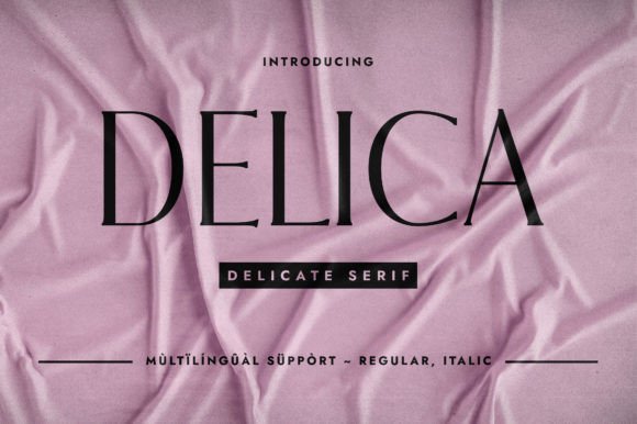 Delica: A Delightful Typeface for Branding and Design Projects