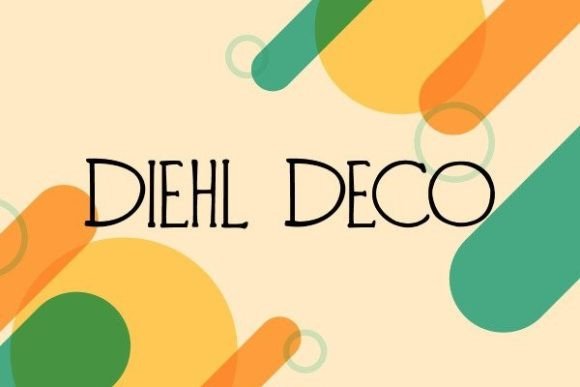 Diehl Deco Font: A Golden Touch for Craft Projects