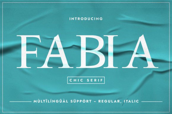 Fabia Typeface: A Designer’s Go-To for Clean Branding Projects