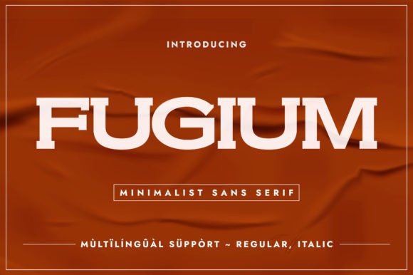 Fugium: A Slab Serif Font That Brings Crafted Projects to Life