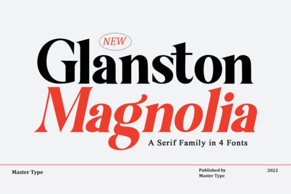 Glanston Magnolia: A Modern Serif Font for Editorial Elegance