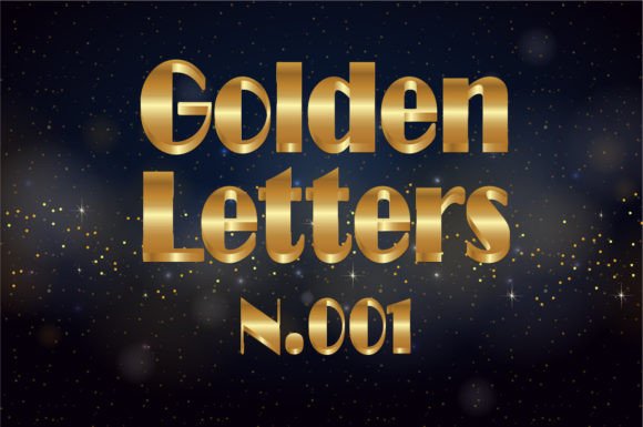Golden Letters N.001: A Premium Typeface for Bold Campaign Moments