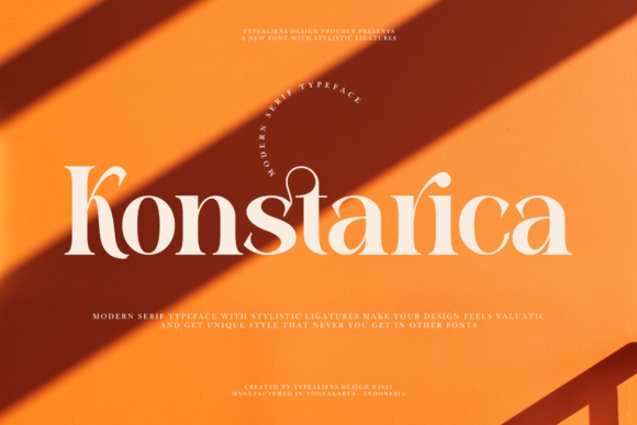 Konstarica: A Premium Serif Font for Editorial Design