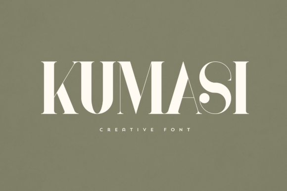 Kumasi: A Serif Typeface That Brings Handmade Charm to Life