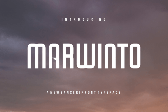 Marwinto: A Versatile Sans Serif Typeface for Editorial Design
