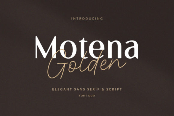 Motena Golden: A Versatile Typeface for Crafters and Product Creators
