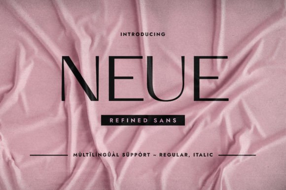 Neue: A Stylish Sans Serif Font for Strong Branding