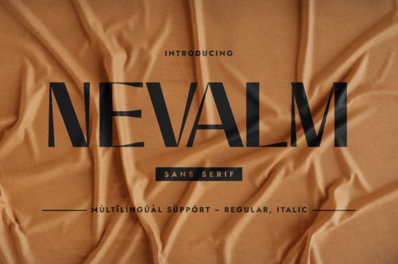 Nevalm Font: A Stylish Sans Serif Typeface for Modern Web Design