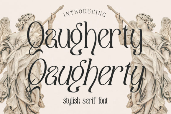 Qaugherty: A Stylish Serif Typeface for Editorial Design