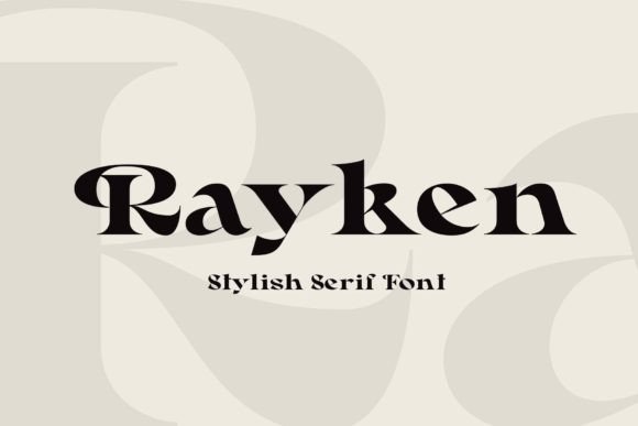 Rayken Typeface: Elevating Digital Design with Sophisticated Serif Style