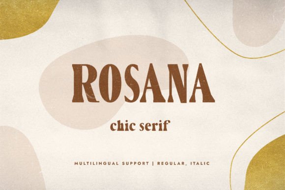 Rosana: A Minimalist Typeface for Real-World Branding