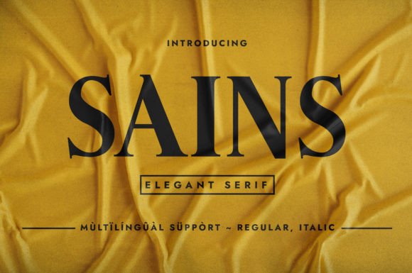 Sains Typeface Review: A Classy Minimalist Font for Real Campaigns
