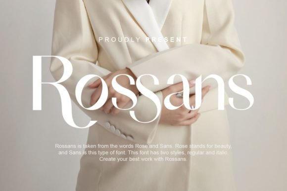 Using Rossans: A Designer’s Take on a Stylish Sans Serif Typeface