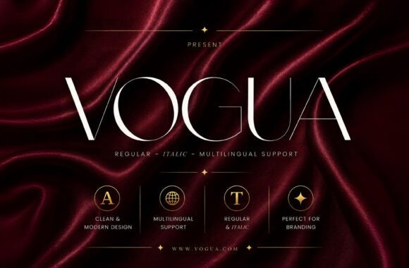 Vogua Font: A Delicate Touch for Feminine Branding Projects