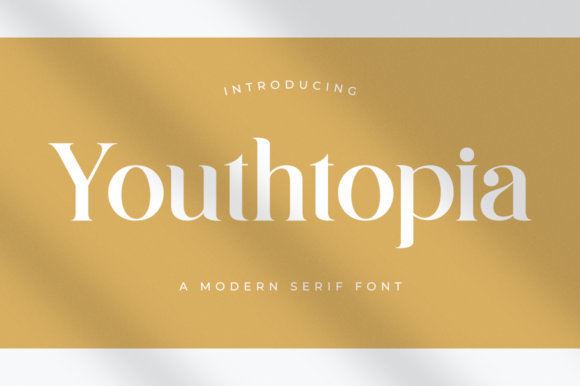 Youthtopia Font: A Serene Typeface for Creative Makers